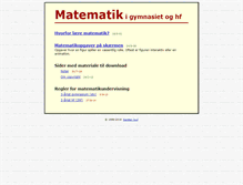 Tablet Screenshot of mat1.dk